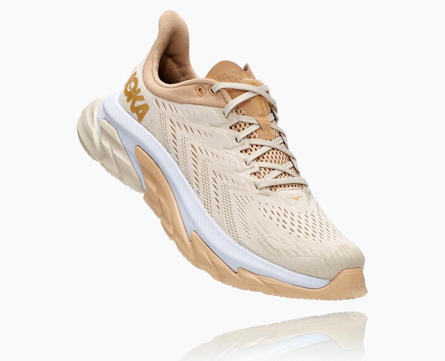 Hoka One One Hardloopschoenen Heren - Clifton Edge - Beige - AP0218453